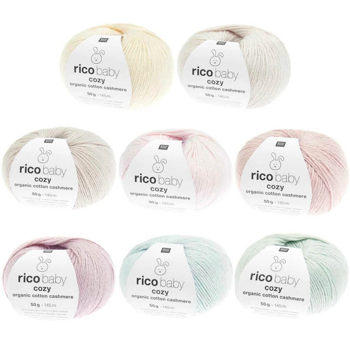 Rico Design Baby Cozy Organic Cotton Cashmere bei bei bei bei bei bei bei bei bei bei bei bei Lieblingsgarn