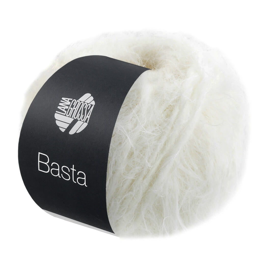 Lana Grossa Basta, Farbe 1 Rohweiß – Merino und Synthetik bei Lieblingsgarn