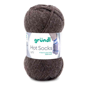 Gründl Hot Socks uni 50 Sockenwolle
