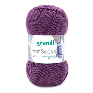 Gründl Hot Socks uni 50 Sockenwolle