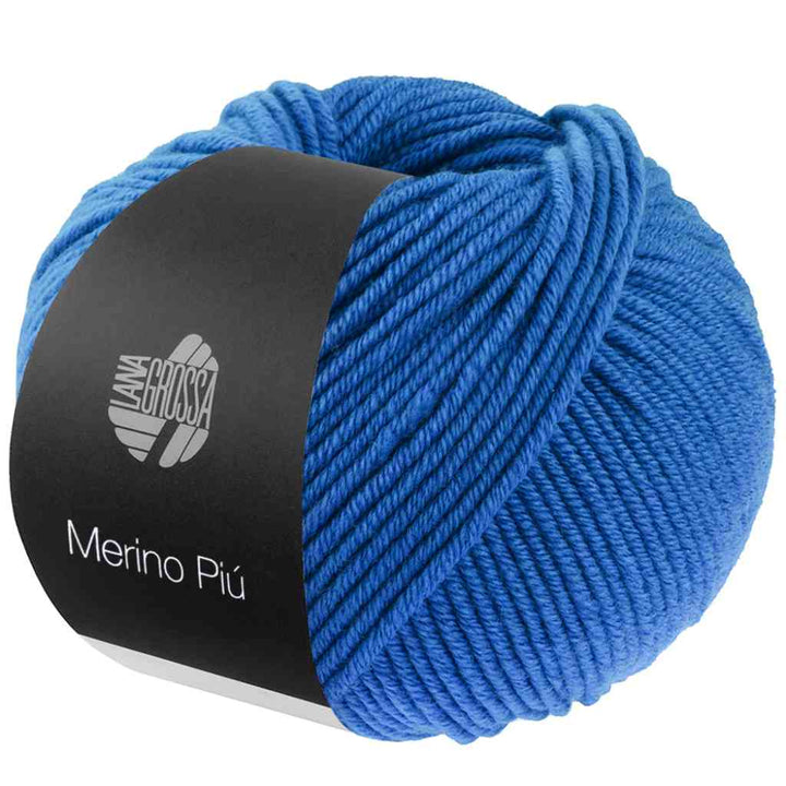 Lana Grossa Merino Piú, Farbe 8 Blau – Schurwolle bei Lieblingsgarn