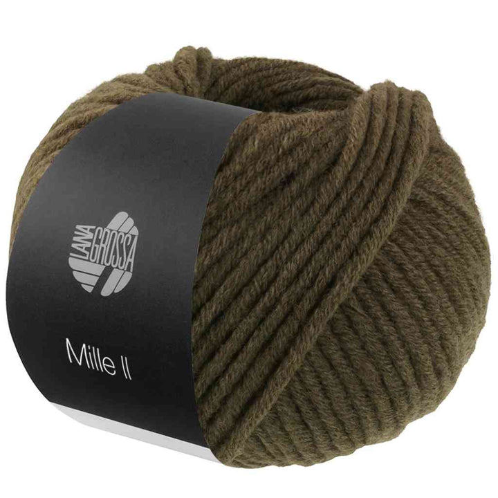 Lana Grossa Mille II 50g, Farbe 180 Waldgrün – Acryl, Merino und Schurwolle bei Lieblingsgarn