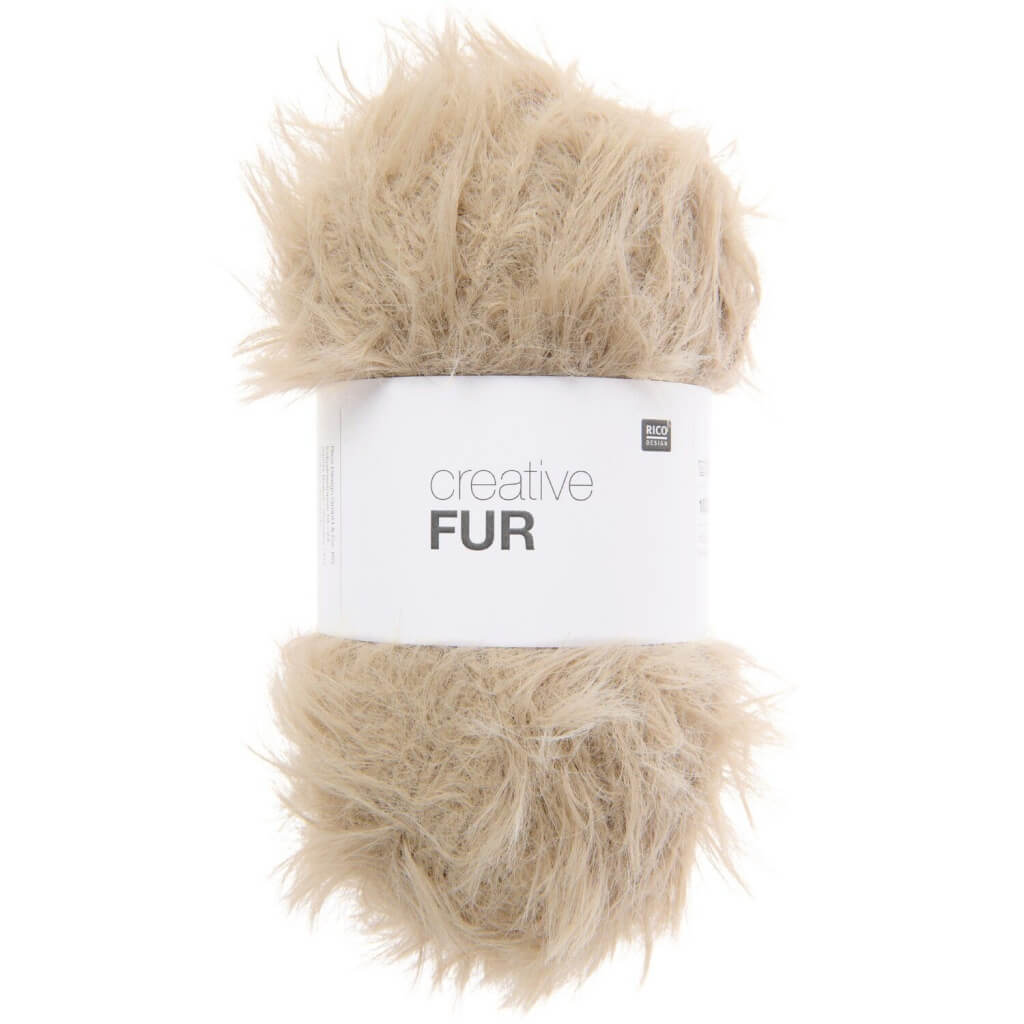 Rico Design Creative Fur, Farbe 002 natur bei Lieblingsgarn