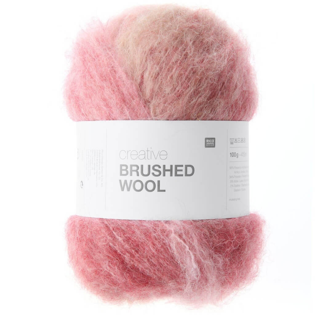 Rico Design Creative Brushed Wool, Farbe 003 berries – Synthetik und Wolle bei Lieblingsgarn