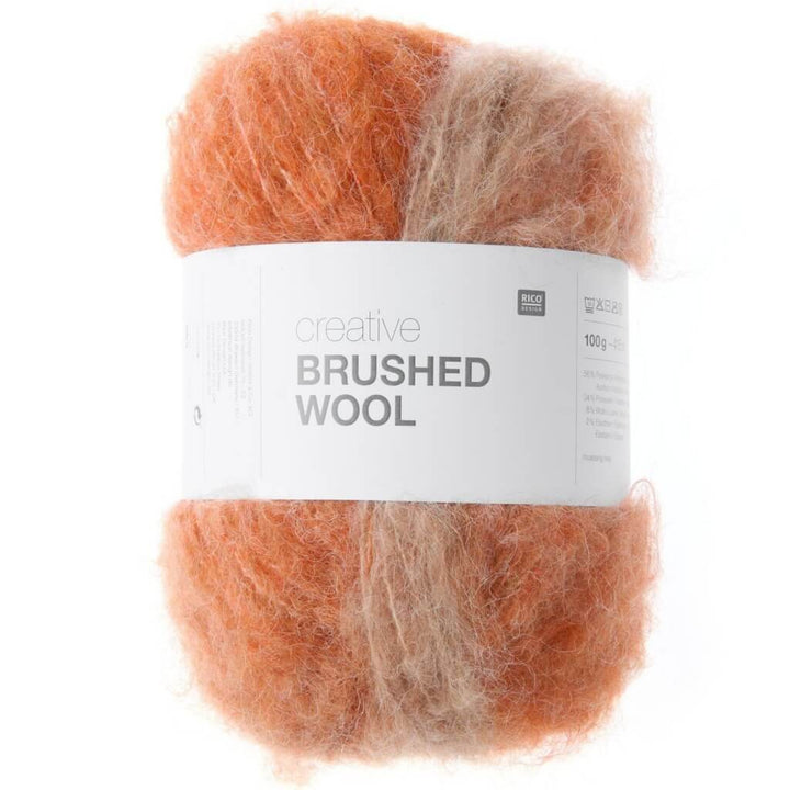 Rico Design Creative Brushed Wool, Farbe 004 sundown – Synthetik und Wolle bei Lieblingsgarn