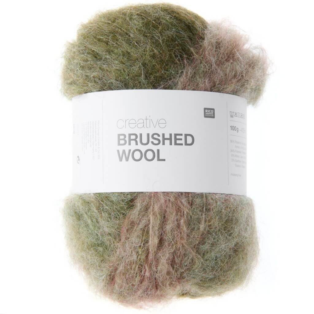 Rico Design Creative Brushed Wool, Farbe 008 forest – Synthetik und Wolle bei Lieblingsgarn