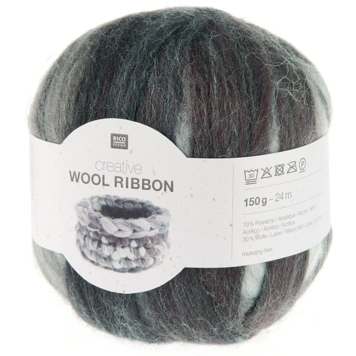 Rico Design Creative Wool Ribbon, Farbe 009 rocks bei Lieblingsgarn