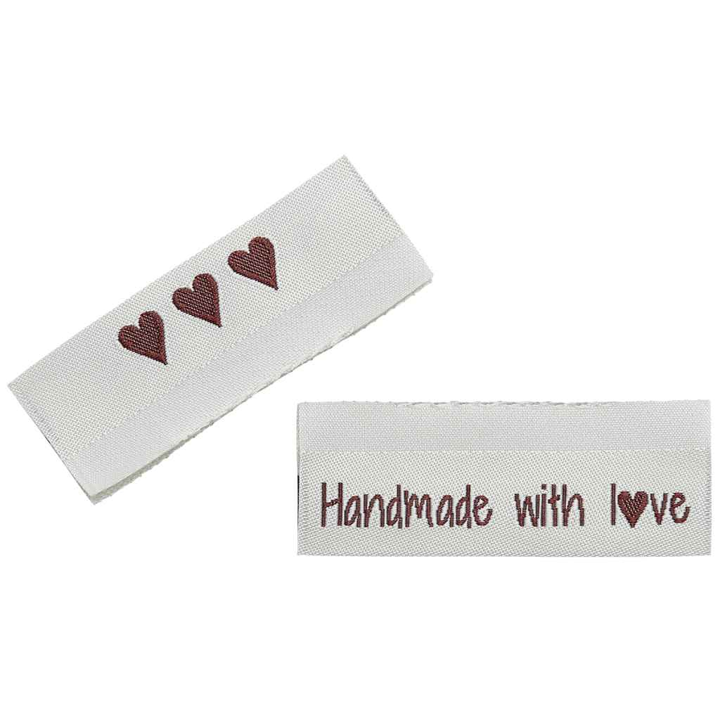 Go Handmade Gewebte Label 50x11,5mm bei bei bei bei bei bei bei bei bei bei Lieblingsgarn