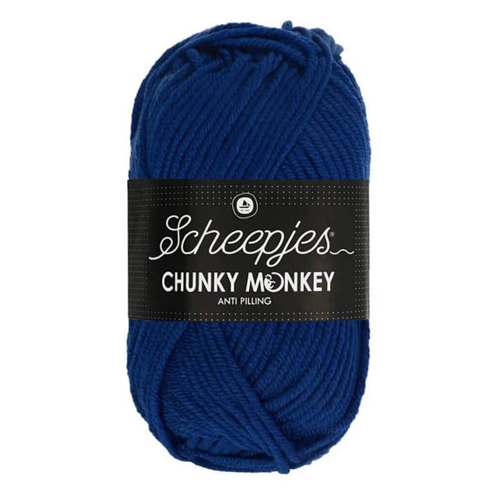 Scheepjes Chunky Monkey, Farbe 1117 Royal Blue – Synthetik bei Lieblingsgarn