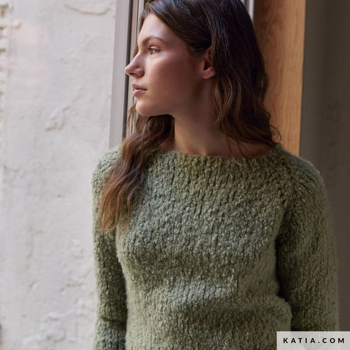 Pullover im Teddy-Look Strickanleitung - Katia (Heft)