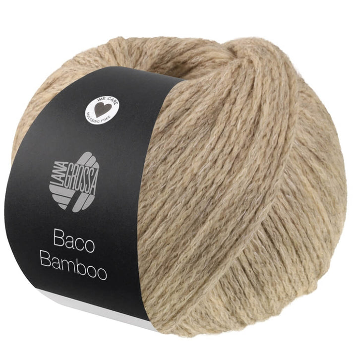 Lana Grossa Baco Bamboo, Farbe 14 Beige – Merino, Sonstige Naturfasern und Yak bei Lieblingsgarn