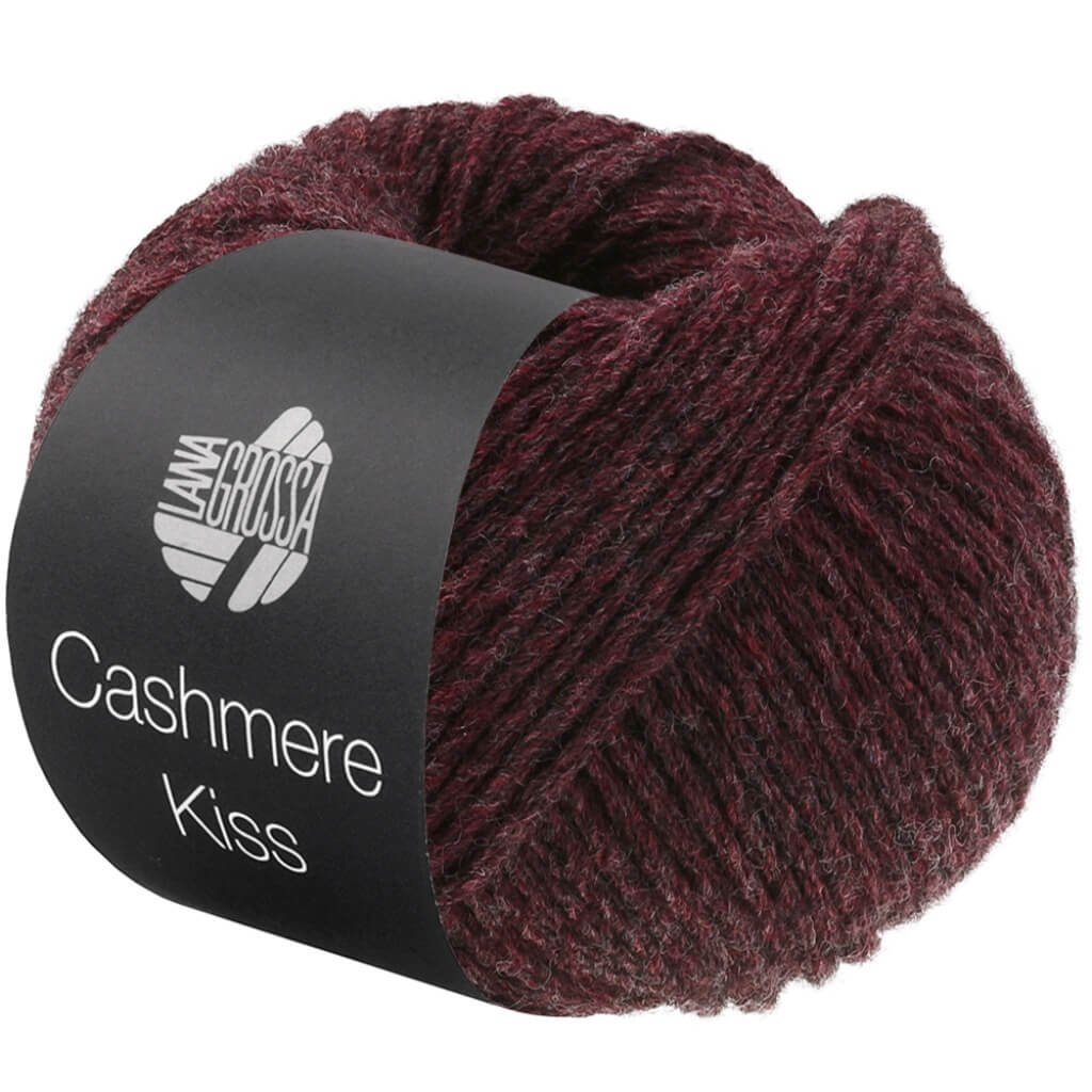 Lana Grossa Cashmere Kiss, Farbe 130 Brombeer – Kaschmir und Merino bei Lieblingsgarn
