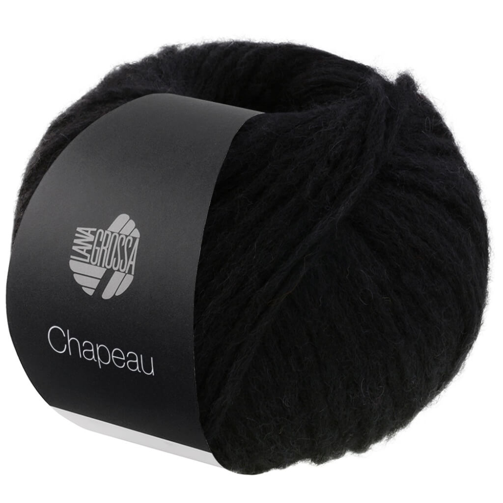 Lana Grossa Chapeau, Farbe 21 Schwarz – Alpaka, Merino und Synthetik bei Lieblingsgarn