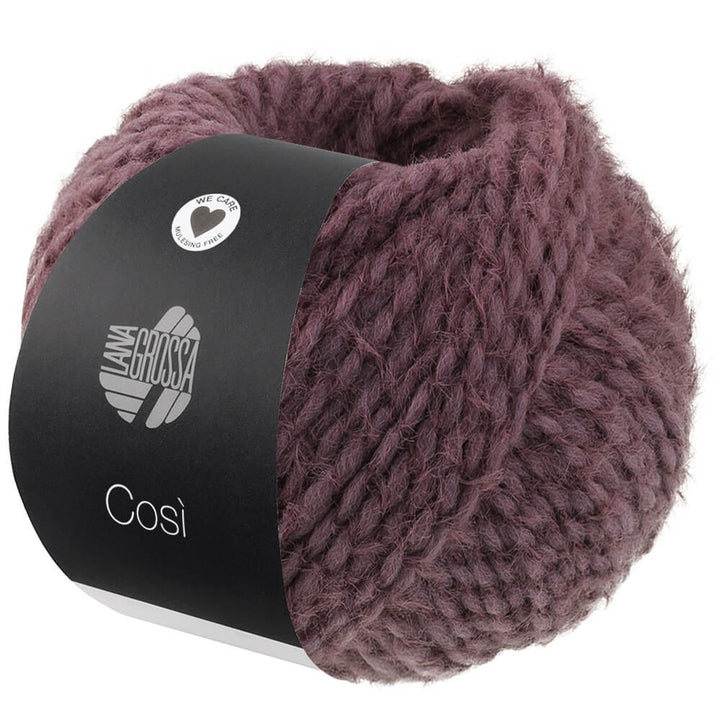Lana Grossa Cosi, Farbe 13 Antikviolett – Merino und Synthetik bei Lieblingsgarn