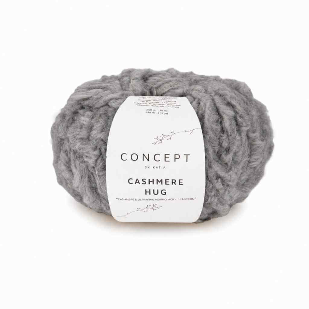 Katia Concept Cashmere Hug, Farbe 062 Dunkelgrau – Kaschmir, Merino und Synthetik bei Lieblingsgarn