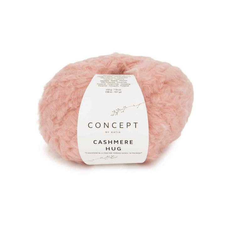 Katia Concept Cashmere Hug, Farbe 065 Rosé – Kaschmir, Merino und Synthetik bei Lieblingsgarn