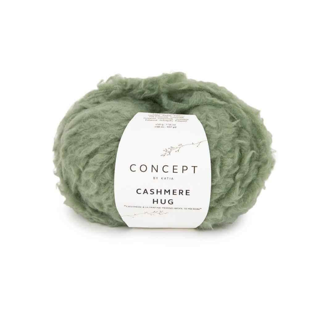 Katia Concept Cashmere Hug, Farbe 068 Salbei – Kaschmir, Merino und Synthetik bei Lieblingsgarn