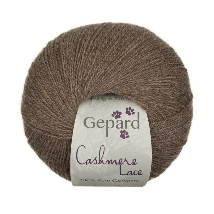Gepard Cashmere Lace, Farbe 146 B Walnut Wood – Kaschmir bei Lieblingsgarn