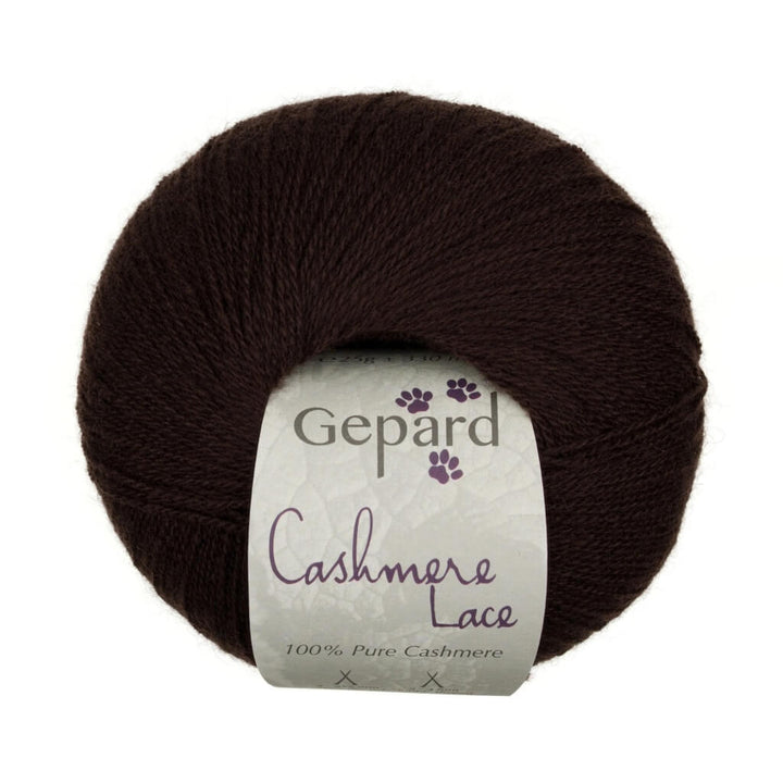 Gepard Cashmere Lace, Farbe 192 B Black Espresso – Kaschmir bei Lieblingsgarn