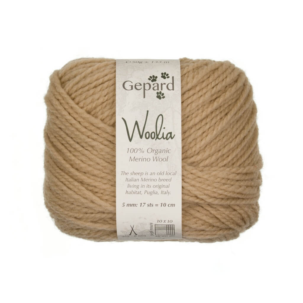 Gepard Woolia, Farbe 113 – Cappuccino – Merino bei Lieblingsgarn