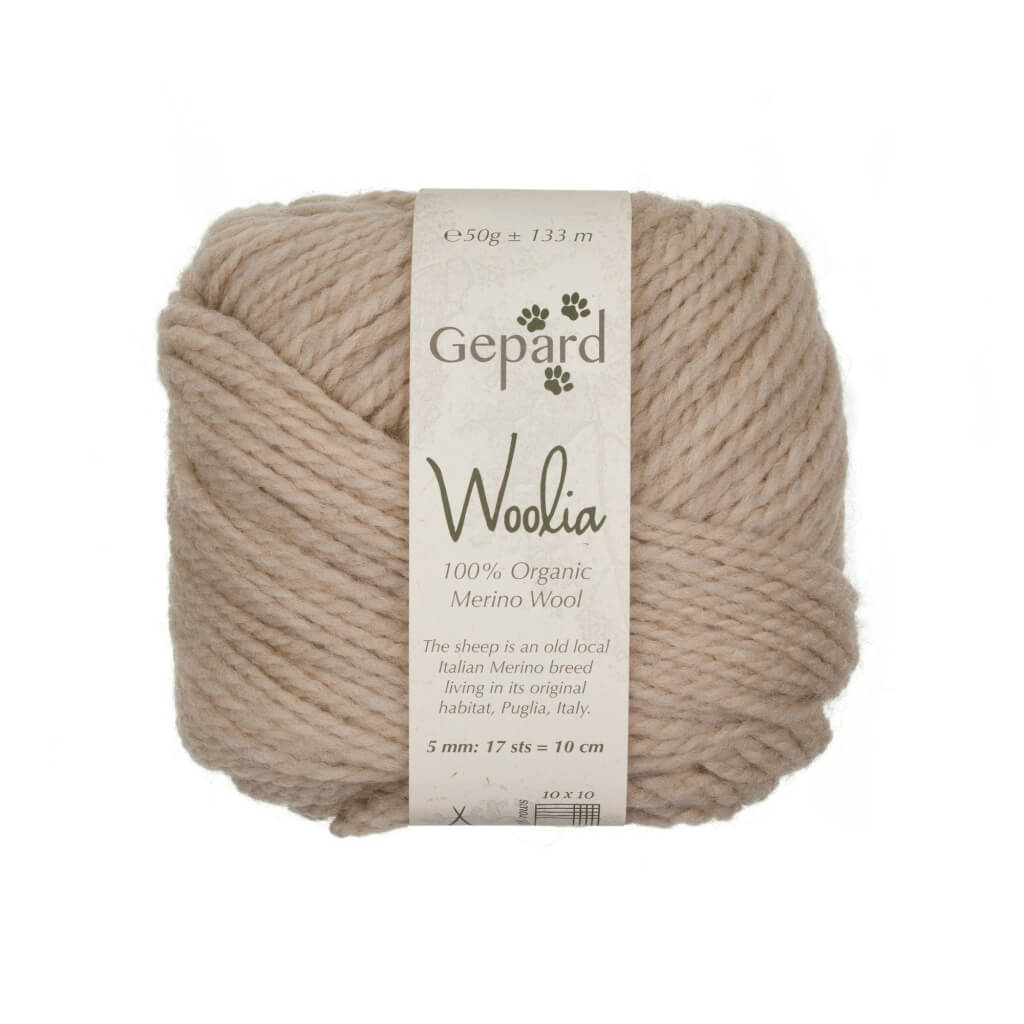 Gepard Woolia, Farbe 1420 – Sand – Merino bei Lieblingsgarn