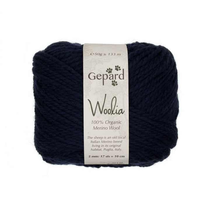 Gepard Woolia, Farbe 780 – Blue Night – Merino bei Lieblingsgarn