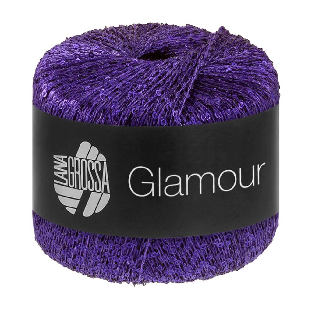 Lana Grossa Glamour, Farbe 22 Blauviolett – Synthetik bei Lieblingsgarn