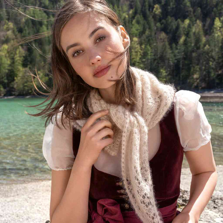 Lana Grossa Pattern Tuch Modell 32 Dreieckstuch Strickanleitung - Lana Grossa (Heft) bei bei bei bei bei bei Lieblingsgarn
