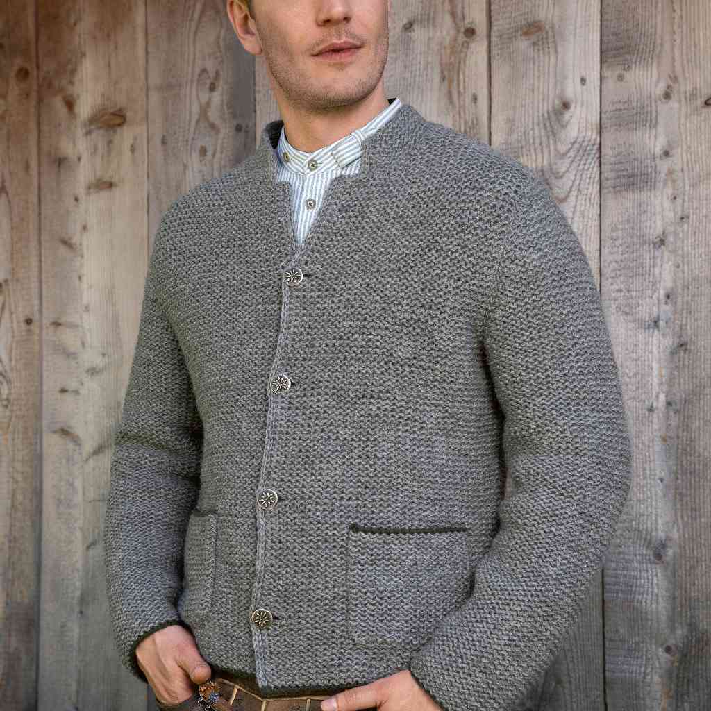 Lana Grossa Pattern Jacke Modell 6 Herrenjacke Strickanleitung - Lana Grossa (Heft) bei bei bei bei bei bei bei Lieblingsgarn