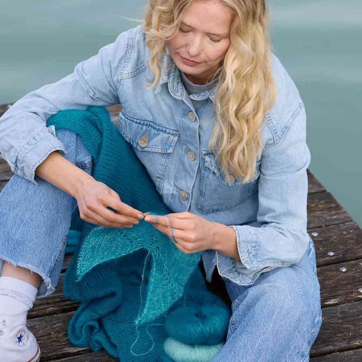 Lana Grossa Heft - Tücher &amp; Co. No. 10 bei bei bei bei bei bei bei bei bei bei Lieblingsgarn