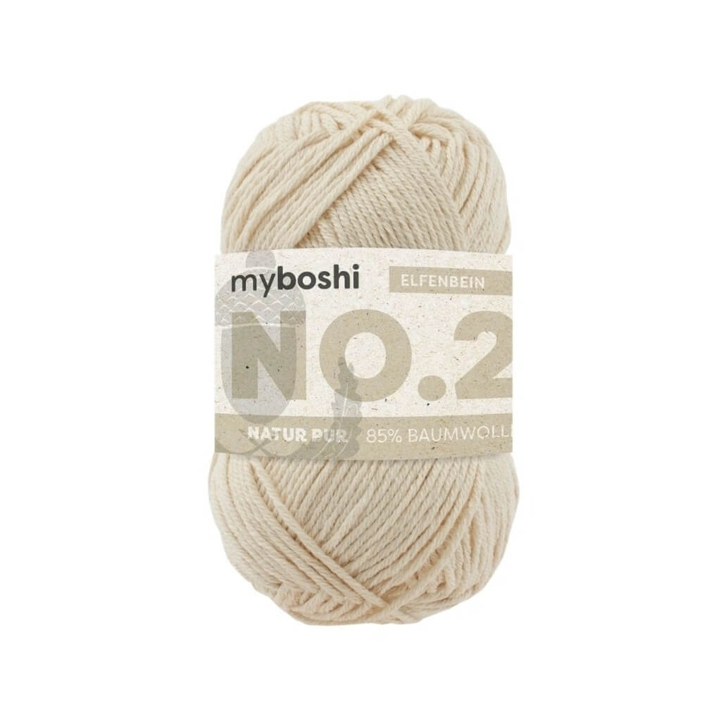 myboshi No.2, Farbe Elfenbein – Baumwolle und Sonstige Naturfasern bei Lieblingsgarn