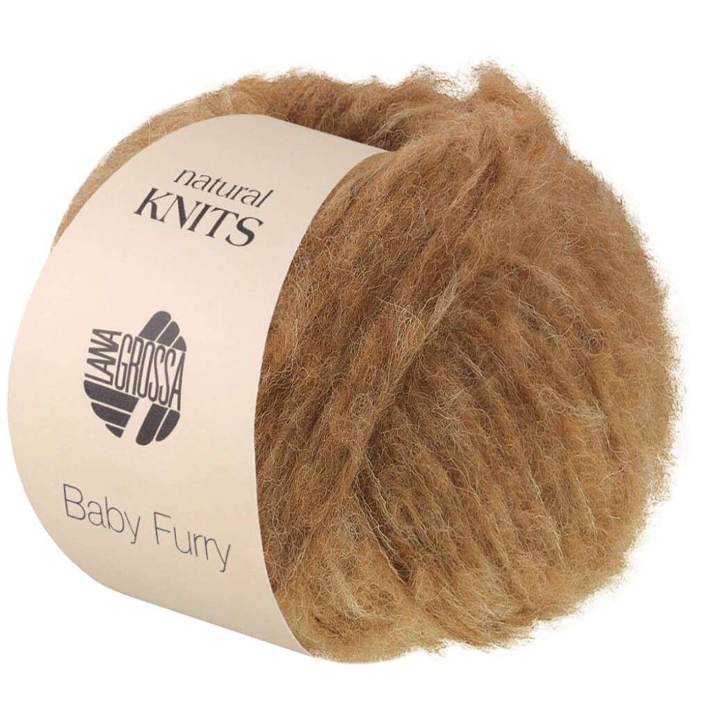 Lana Grossa Baby Furry, Farbe 11 Camel – Alpaka, Baumwolle und Merino bei Lieblingsgarn