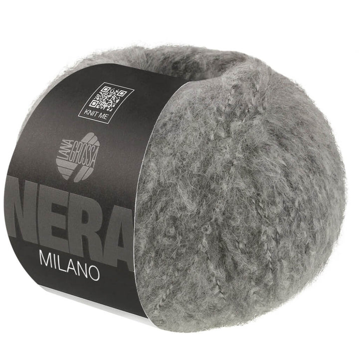 Lana Grossa Milano, Farbe 1 Grau meliert bei Lieblingsgarn