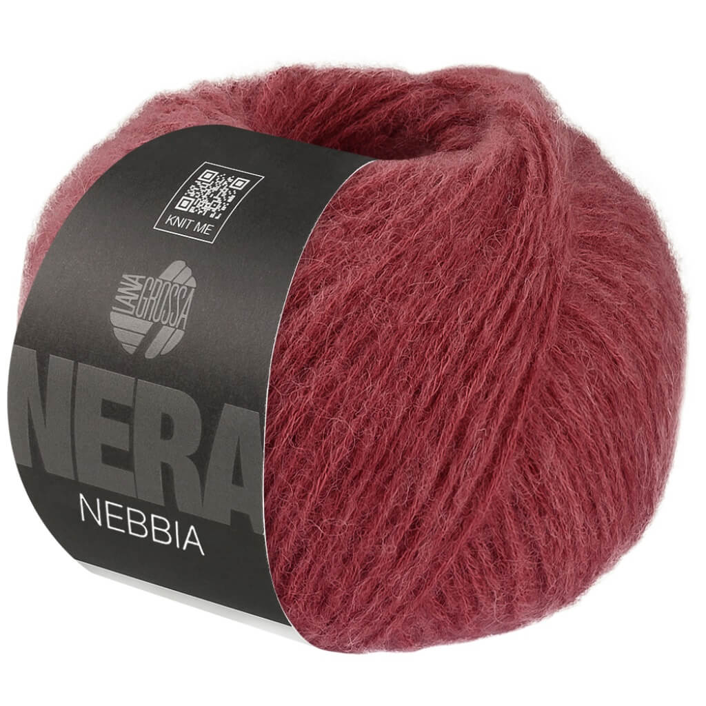 Lana Grossa Nebbia, Farbe 18 Orientrot – Alpaka und Merino bei Lieblingsgarn