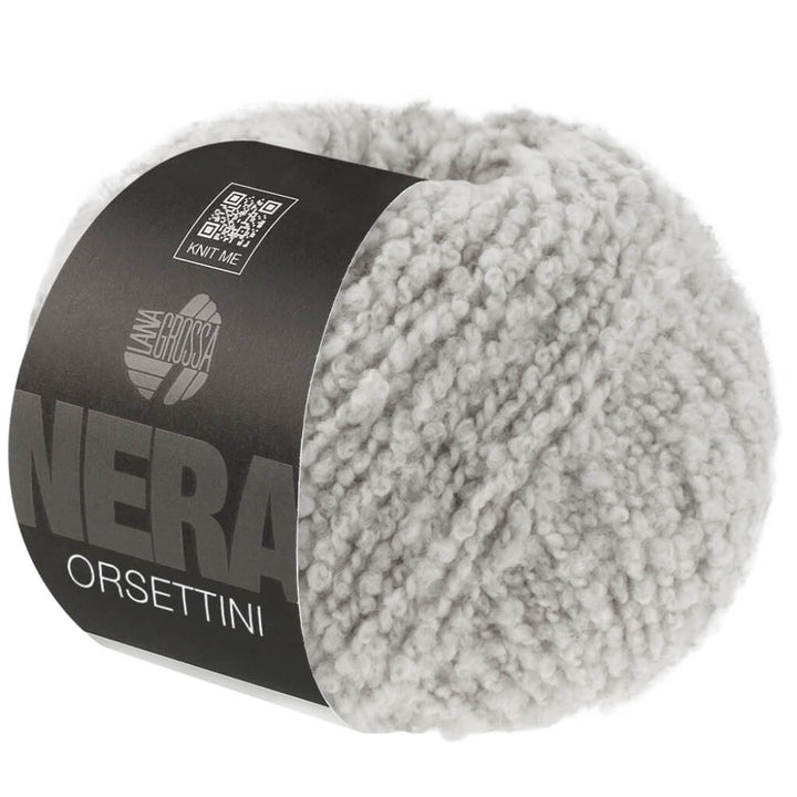 Lana Grossa Orsettini, Farbe 8 Hellgrau – Merino und Synthetik bei Lieblingsgarn