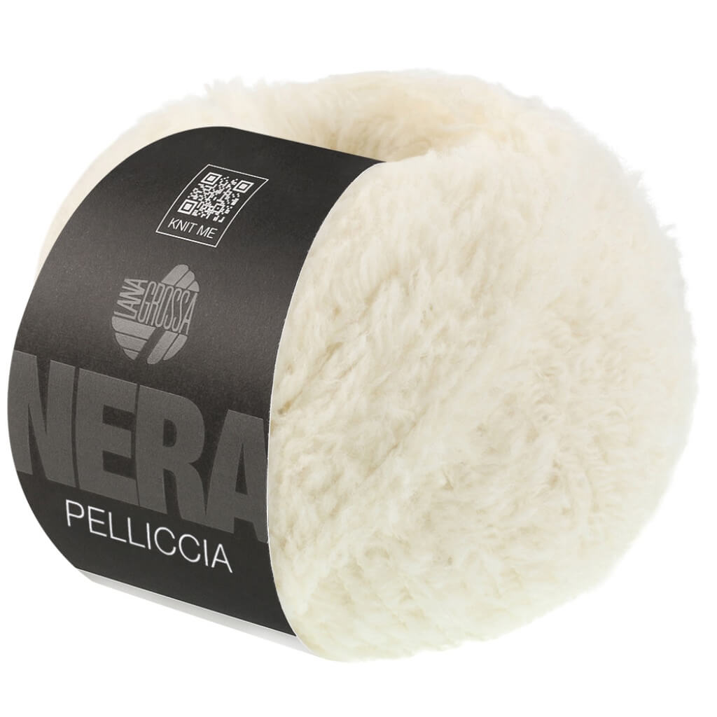 Lana Grossa Pelliccia, Farbe 1 Creme – Alpaka, Merino und Synthetik bei Lieblingsgarn