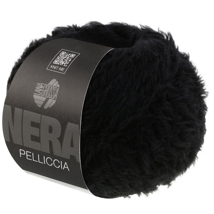 Lana Grossa Pelliccia, Farbe 6 Schwarz – Alpaka, Merino und Synthetik bei Lieblingsgarn