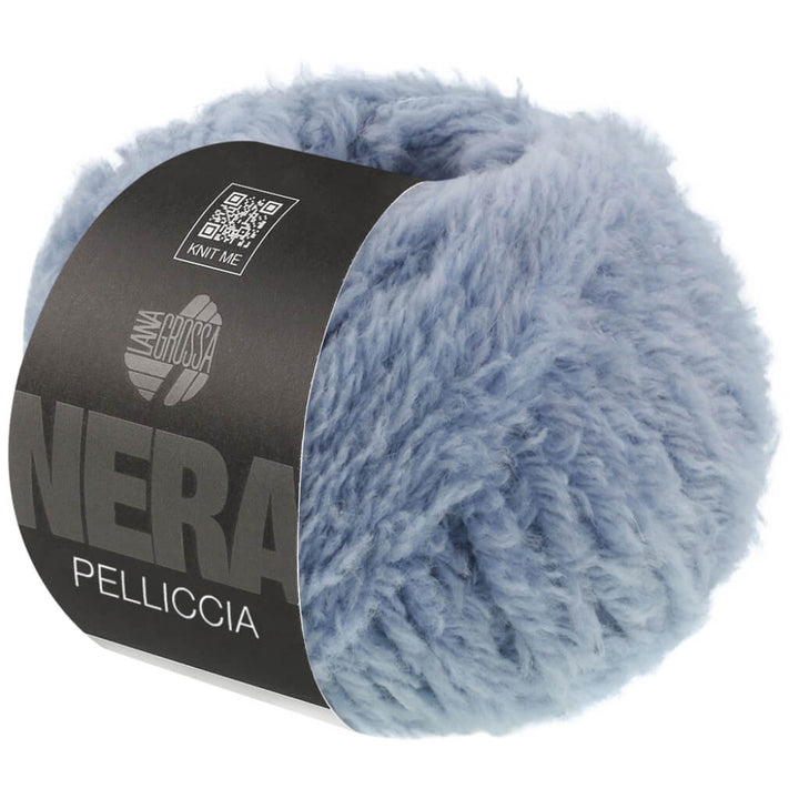 Lana Grossa Pelliccia, Farbe 9 Graublau – Alpaka, Merino und Synthetik bei Lieblingsgarn