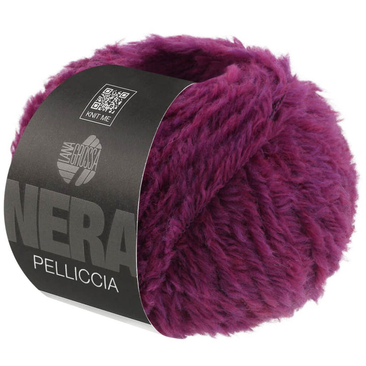 Lana Grossa Pelliccia, Farbe 13 Rotviolett – Alpaka, Merino und Synthetik bei Lieblingsgarn