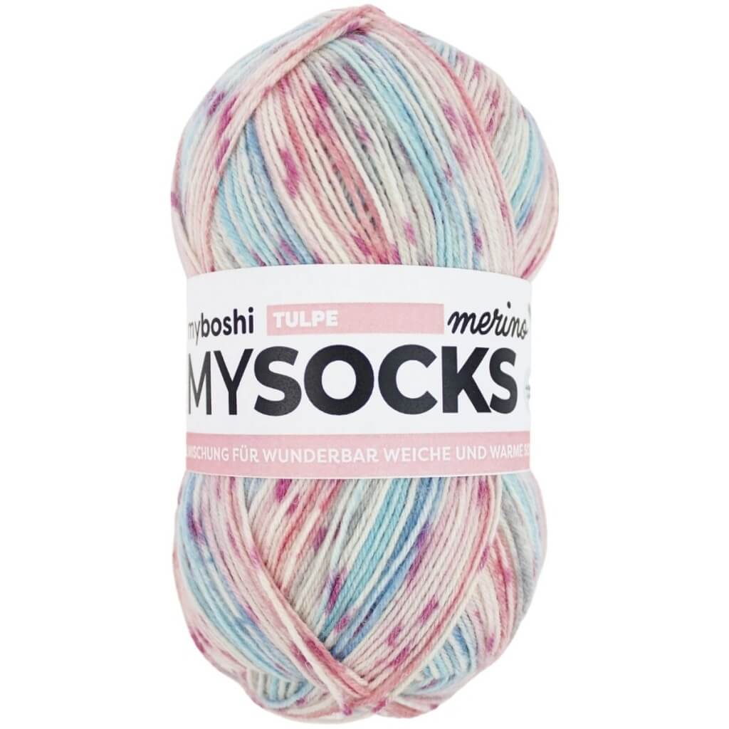myboshi mysocks Merino, Farbe Tulpe – Schurwolle und Synthetik bei Lieblingsgarn