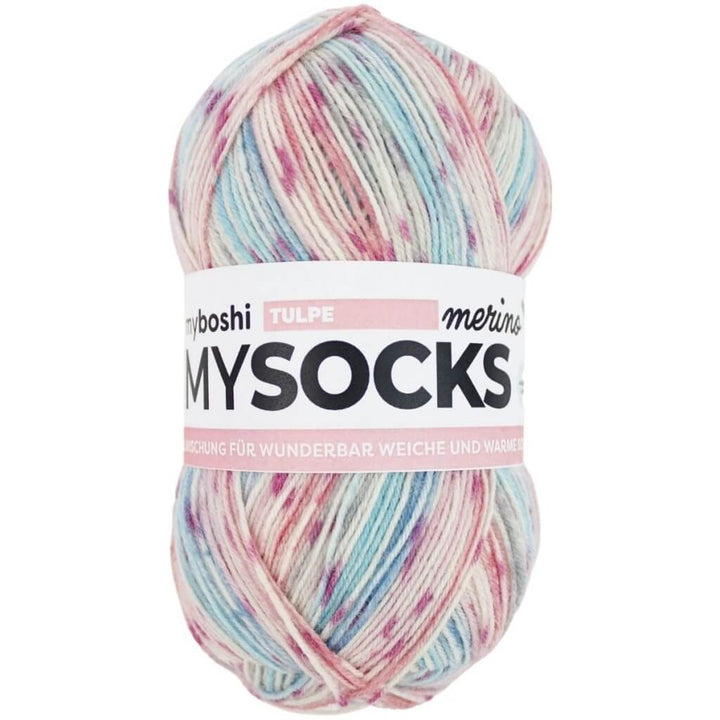 myboshi mysocks Merino, Farbe Tulpe – Schurwolle und Synthetik bei Lieblingsgarn