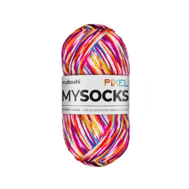 myboshi mysocks Pixel, Farbe Nova – Schurwolle und Synthetik bei Lieblingsgarn