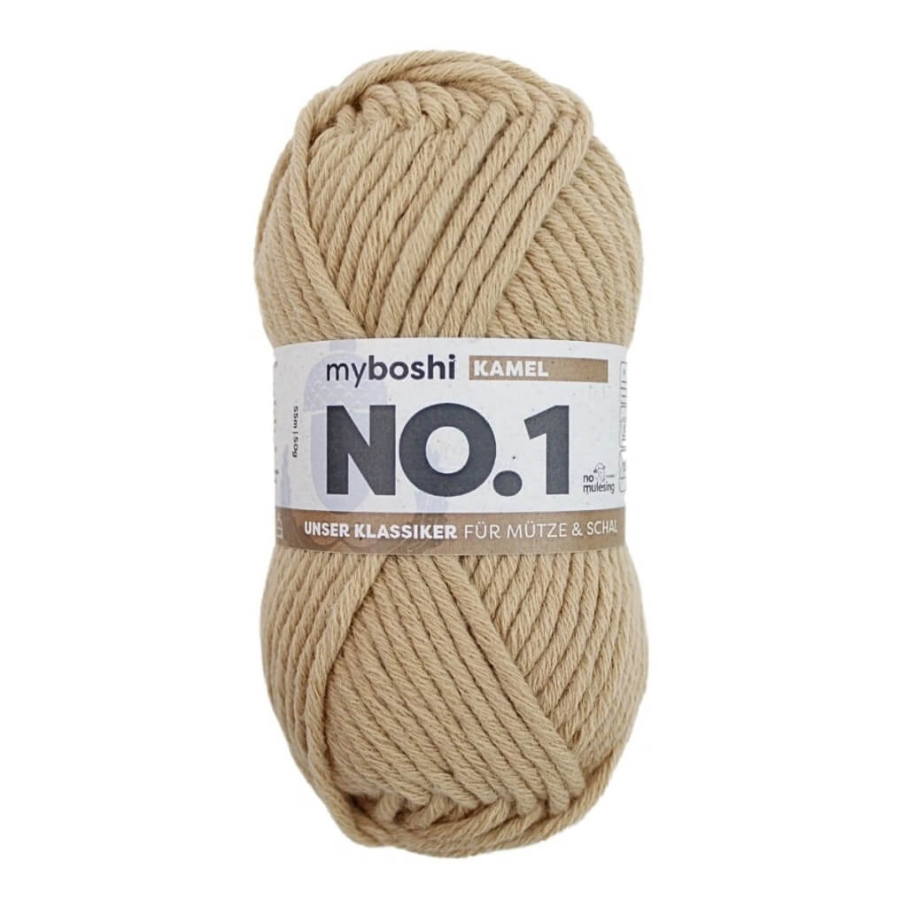 myboshi No.1, Farbe Kamel – Merino und Synthetik bei Lieblingsgarn