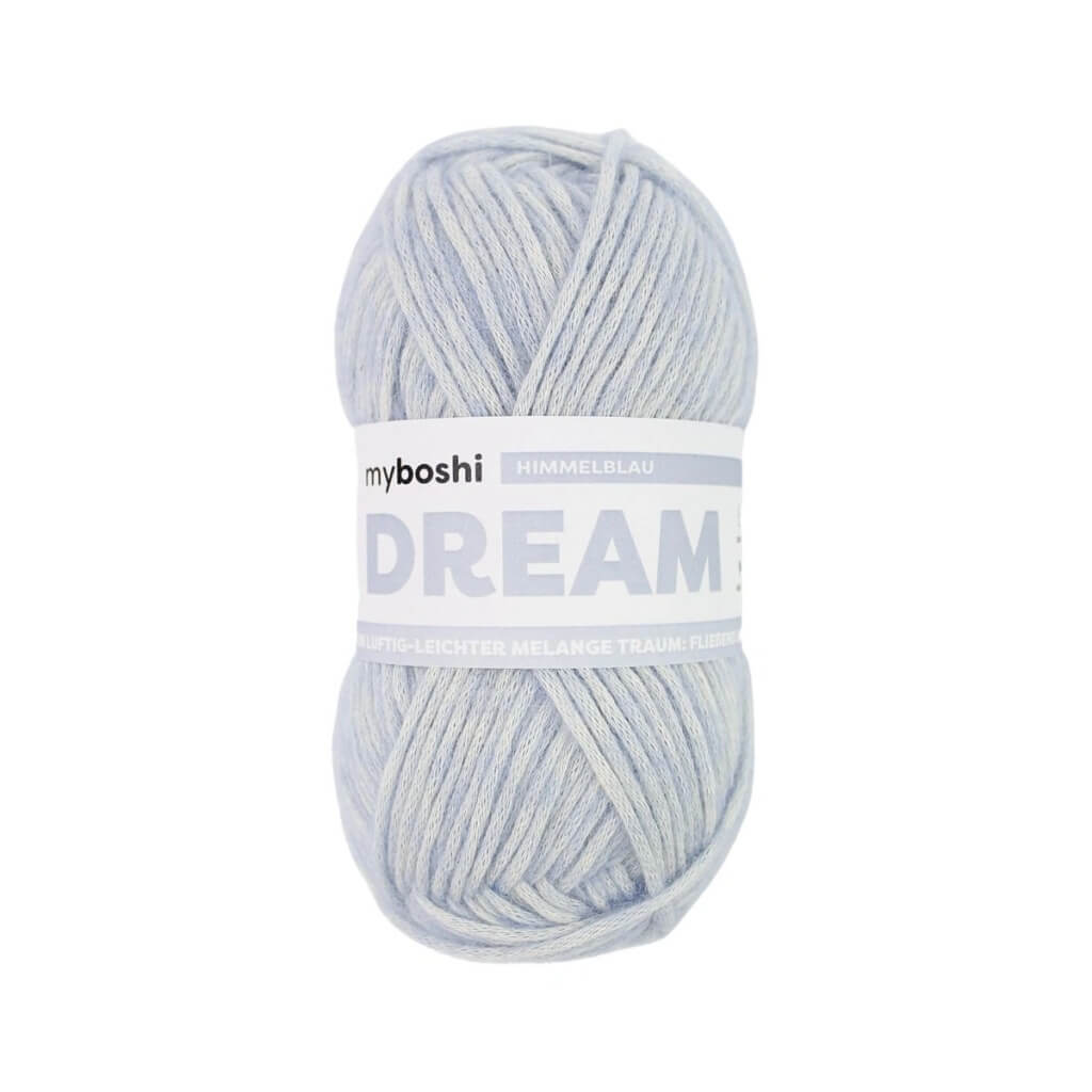 myboshi Dream, Farbe Himmelblau – Alpaka, Baumwolle und Merino bei Lieblingsgarn