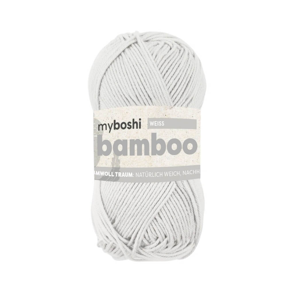 myboshi Bamboo, Farbe Weiß – Bambus und Baumwolle bei Lieblingsgarn