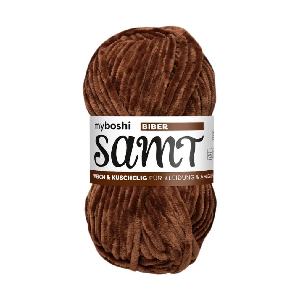 myboshi Samt, Farbe Biber – Synthetik bei Lieblingsgarn