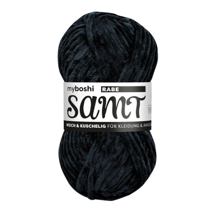 myboshi Samt, Farbe Rabe – Synthetik bei Lieblingsgarn