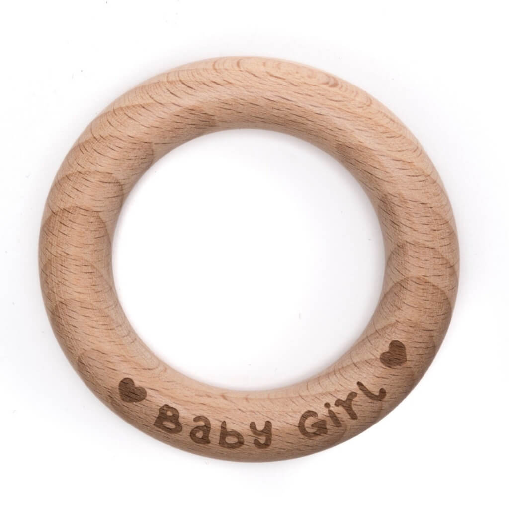 Durable Baby Beißring "Baby Girl" bei bei bei bei bei bei bei bei bei bei Lieblingsgarn