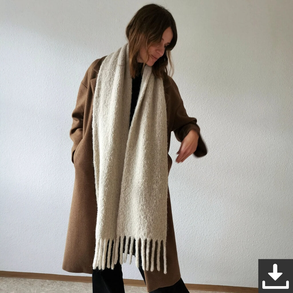 Paulastrickt Berlin Scarf Strickanleitung - Paulastrickt (PDF) bei bei bei bei bei bei bei bei bei bei bei bei Lieblingsgarn