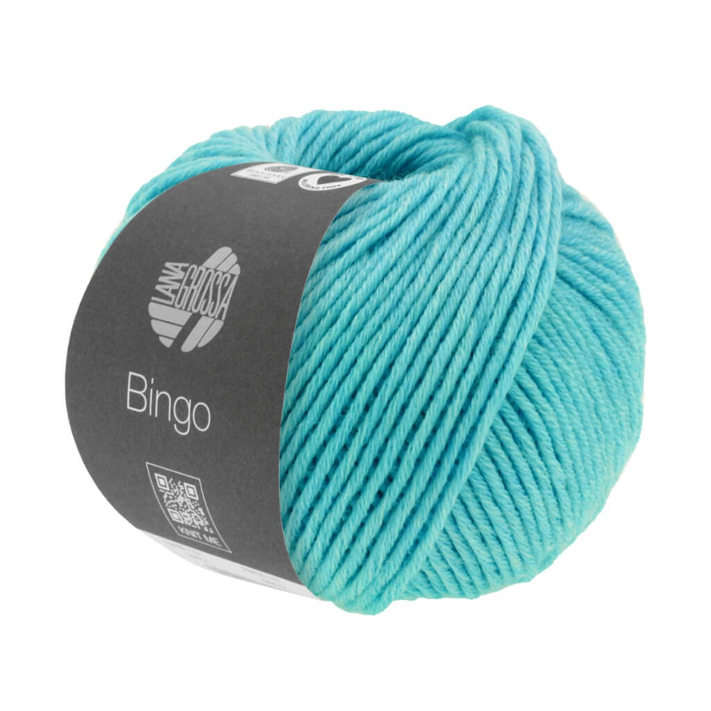Lana Grossa Bingo, Farbe 1017 Türkis meliert – Merino bei Lieblingsgarn